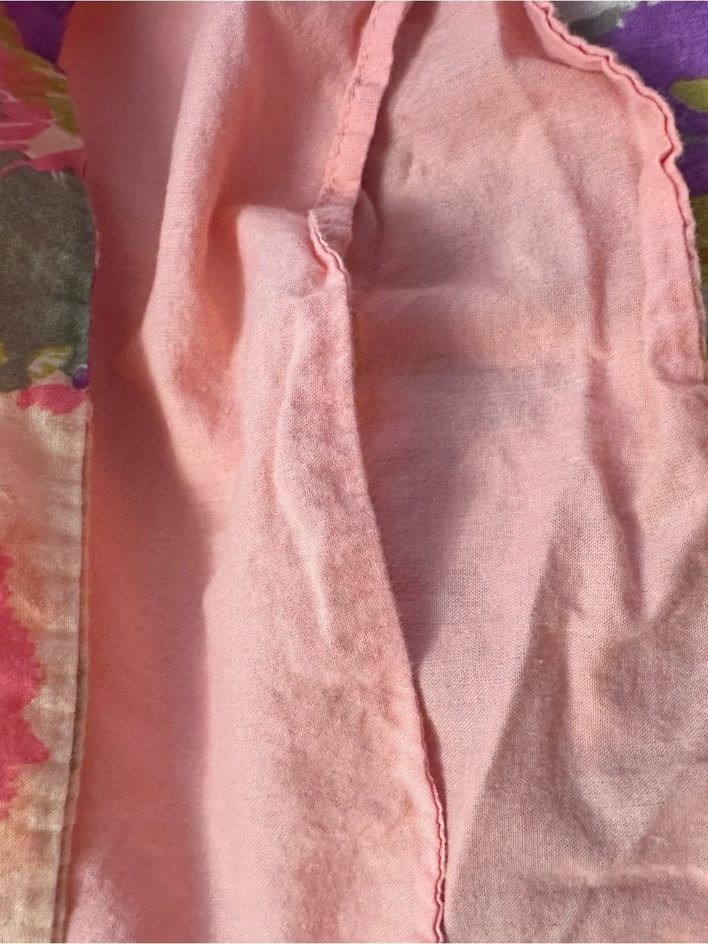 Baby Gap Floral Blouse Top Pink Watercolor Print 6-12M